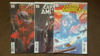 Captain America 1 2 3 4 5 6 7 8 9 10 11 Coates Yu W/digital Marvel Comics Nm