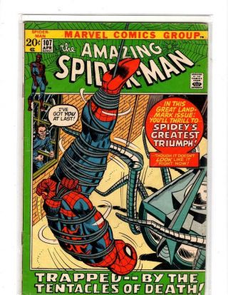 Spider - Man 107 (versus Spencer Smythe; Versus Spider Slayer) 5.  0