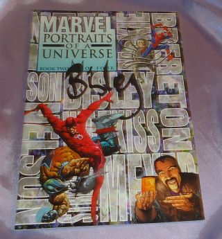 Marvel Portraits Of A Universe 2 Hand - Signed By Simon Bisley Batman/lobo