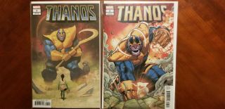 Thanos 1 Olivetti & Ron Lim Variant Covers