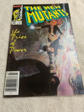 The Mutants Comic Book 25,  Marvel 1985,  1st Cameo App Of Legion