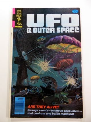 Gold Key Comics Ufo & Outer Space (1978) 14 Bronze Age Sci Fi Vg/fn Ships