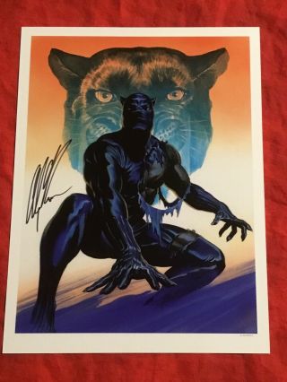 BLACK PANTHER LIMITED EDITION ART PRINT HAND - SIGNED BY ALEX ROSS 2