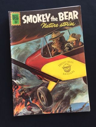 Smokey The Bear Nature Stories 1961 Dell Vintage Comic Book 1214 Old Stock