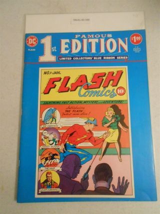 Dc Famous 1st Edition (f - 8) 1975 Flash Comics 1 (7.  0 Fn/vf) Blue Ribbon Series
