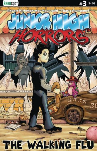 Junior High Horrors 3 Kent The Walking Flu Cover Keenspot Comics Michael Myers