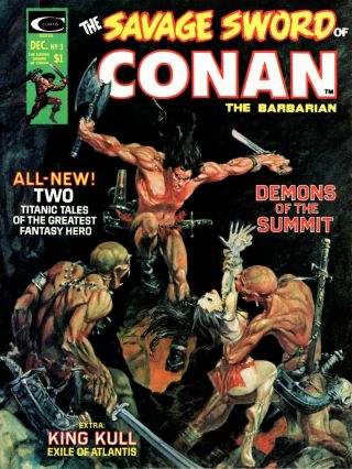 The Savage Sword Of Conan 3 (1974 Marvel Series) Very Fine Or Better