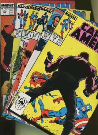 Captain America 331,  332,  333,  339,  341,  350 6 Books Marvel Steve Rogers Vol.  1