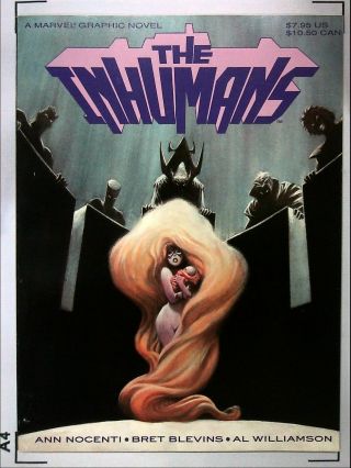 Inhumans Gn (1988 Marvel) 1 Marvel Vf Graphic Novel 1st