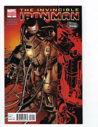 Invincible Iron Man 24 Variant Cover Marvel Nm (2010)