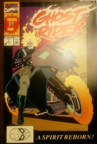 Ghost Rider 1 1990 Vf/nm Marvel Comics 1st Ghost Rider Danny Ketch Kingpin