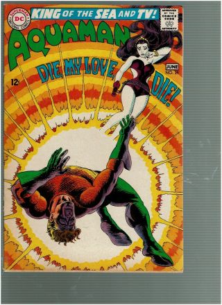 Aquaman 39 Alien Invasion 1968 F/vf