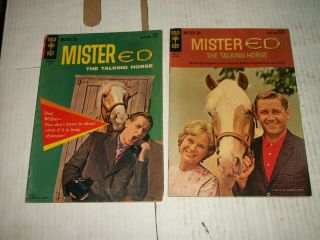 Gold Key Mister Ed,  The Talking Horse 1 & 3 Set Of 2 1962/63