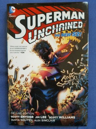 Superman: Unchained Deluxe Edition Hardcover (dc,  Ohc,  Scott Snyder,  Jim Lee)