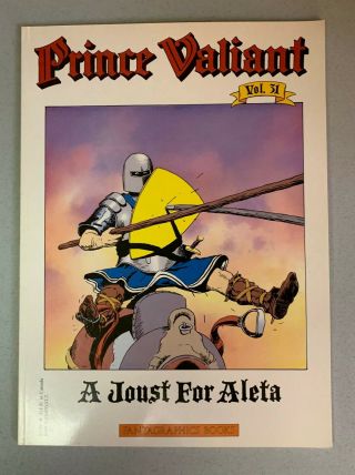 1987 Prince Valiant • Vol 31 A Joust For Aleta • Hal Foster • 1st Print