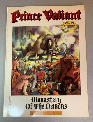 1986 Prince Valiant • Vol 29 Monastery Of The Demons • Hal Foster • 1st Print