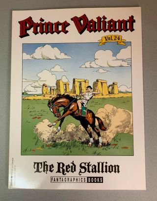 1995 Prince Valiant • Vol 24 The Red Stallion • H Foster • Fantagraphic1st Print