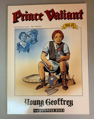 1991 Prince Valiant • Vol 15 Young Geoffrey • H Foster • Fantagraphics 1st Print
