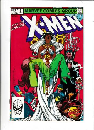 Uncanny X - Men (1963) Annual 6 Vf,  8.  5 Dracula,  Vampire Storm; $4 Flat - Rate Ship