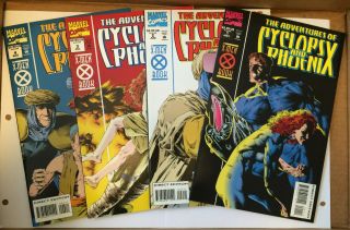 The Adventures Of Cyclops And Phoenix 1 - 4 X - Men Marvel Comics Spin - Off 1994