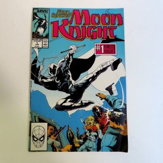 Marc Spector: Moon Knight 1 (1989),  White Avenger,  Bushmaster,  Marvel C09