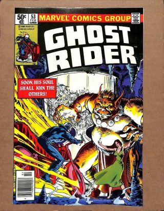 Ghost Rider 53 - Near 9.  6 Nm - Johnny Blaze Dead Or Alive Marvel Comics