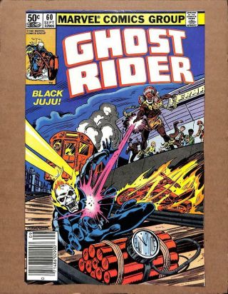 Ghost Rider 60 - Near 9.  8 Nm - Johnny Blaze Dead Or Alive Marvel Comics