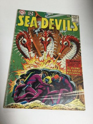 Sea Devils 6 Gd,  Good,  2.  5 Dc Comics Silver Age