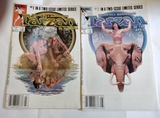 Marvel Tarzan Of The Apes Two - Issue Limited Series 1 July 2 Aug 1984