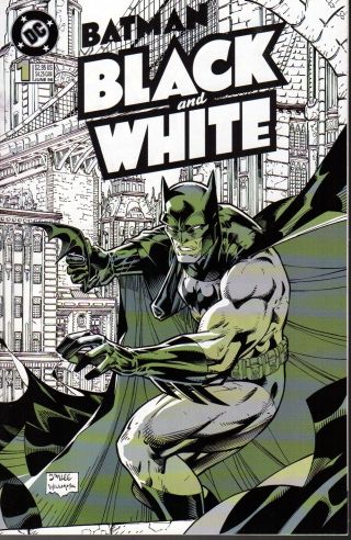Dc Comics Batman Black And White 1 - 4 Full Run