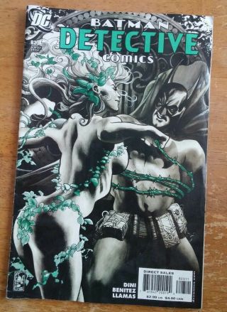 Dc Batman Detective Comics Comic Book 823 Poison Ivy November 2006 Fn