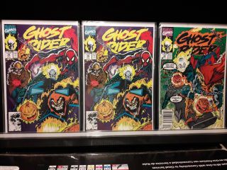 B549 Ghost Rider 16 (x2) & 17 (1991) Marvel Comics Spider - Man Hobgoblin Nm