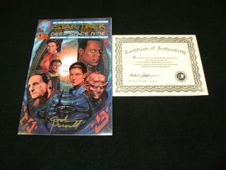 Malibu Comics Star Trek Dsn 1 Hand Signed By Gordon Purcell 305/10000