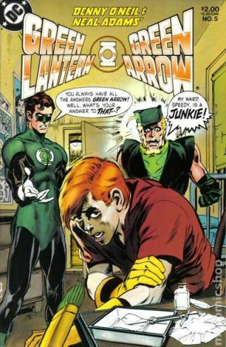 Green Lantern Green Arrow 5 1984 Fn Stock Image