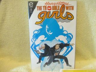 ADULT COMIC THE TROUBLE WITH GIRLS NO.  1 & NO 2 NM 2