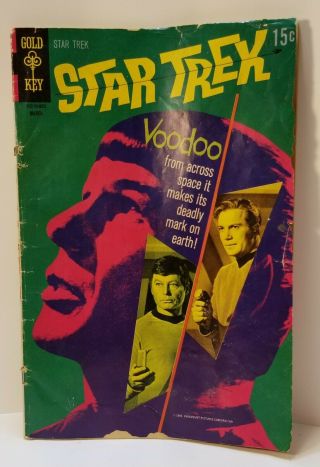 Vintage Star Trek (march 1970,  No.  7) Voodoo Gold Key Comic Book