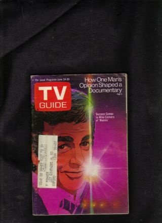 Tv Guide June 24 1972 (mike Connors/mary Tyler Moore)