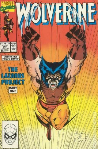 Wolverine (1st Series) 27 1990 Vf 8.  0 Stock Image
