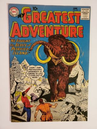 My Greatest Adventure 44 (vg,  4.  5) 1960 " The Beasts Of Petrified Island "