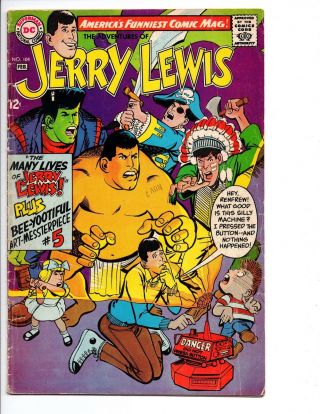 The Adventures Of Jerry Lewis 104 (dc 1968) Vg