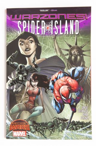 Warzones Spider - Island Secret Wars Marvel Graphic Novel Comic Book