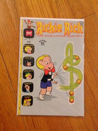 Richie Rich The Poor Little Rich Boy 114 Low Grade
