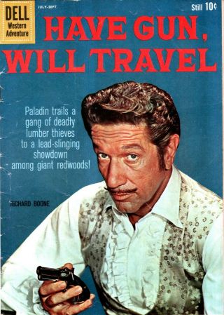 Have Gun Will Travel 6 1960 - Dell Western Comic - Richard Boone -