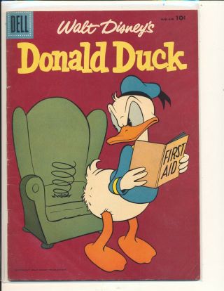Donald Duck 52 - Carl Barks Cover And 10 - Page Story Vg/fine Cond.