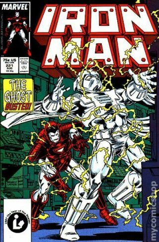 Iron Man (1st Series) 221 1987 Vf Stock Image