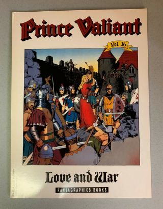 1992 Prince Valiant • Vol 16 Love & War • Hal Foster • Fantagraphics 1st Print