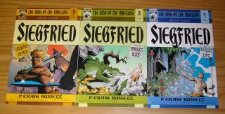 Ring Of The Nibelung Book Three: Siegfried 1 - 3 Vf/nm Complete Series Pcr Set 2