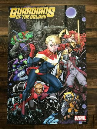 Guardians Of The Galaxy 11 Marvel Comic Retailer Folded Poster 24x36 Art Adams