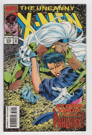 Uncanny X - Men 312 (1994 Marvel) [phalanx,  Yukio] Lobdell - 1st Joe Madureira - M