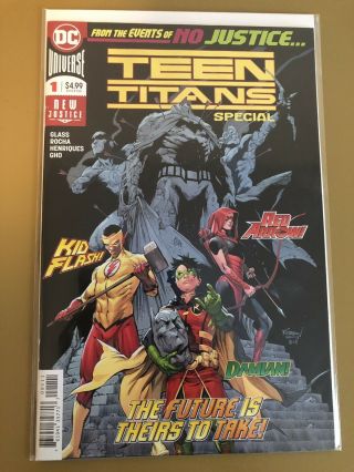 Teen Titans Special 1 - 1st Lobo Daughter Crush & Team - 1st Print - Nm